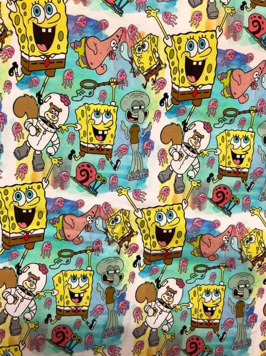 Serviette hygiénique lavable eponge Lycra