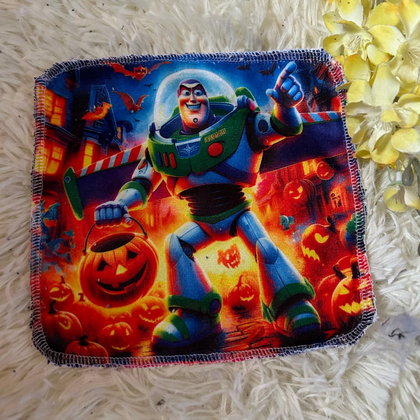 Débarbouillette personnage Halloween