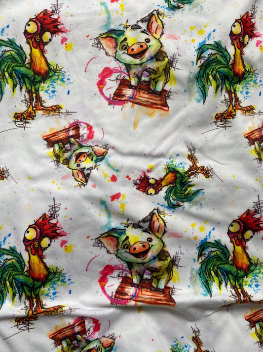 Serviette hygiénique lavable poule genroots dbp