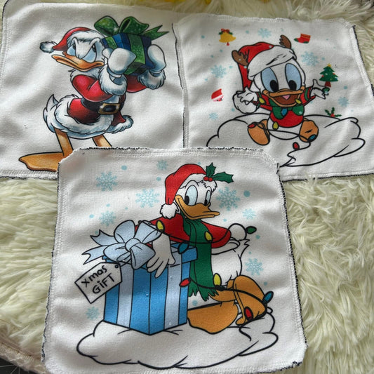 Débarbouillette canard Noel