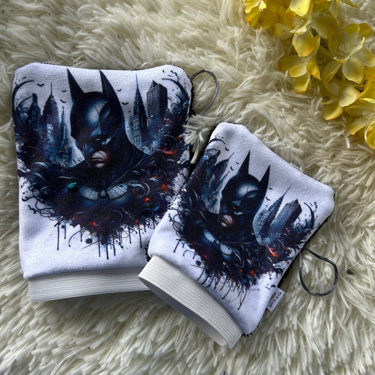 Mitaine de bain super heros