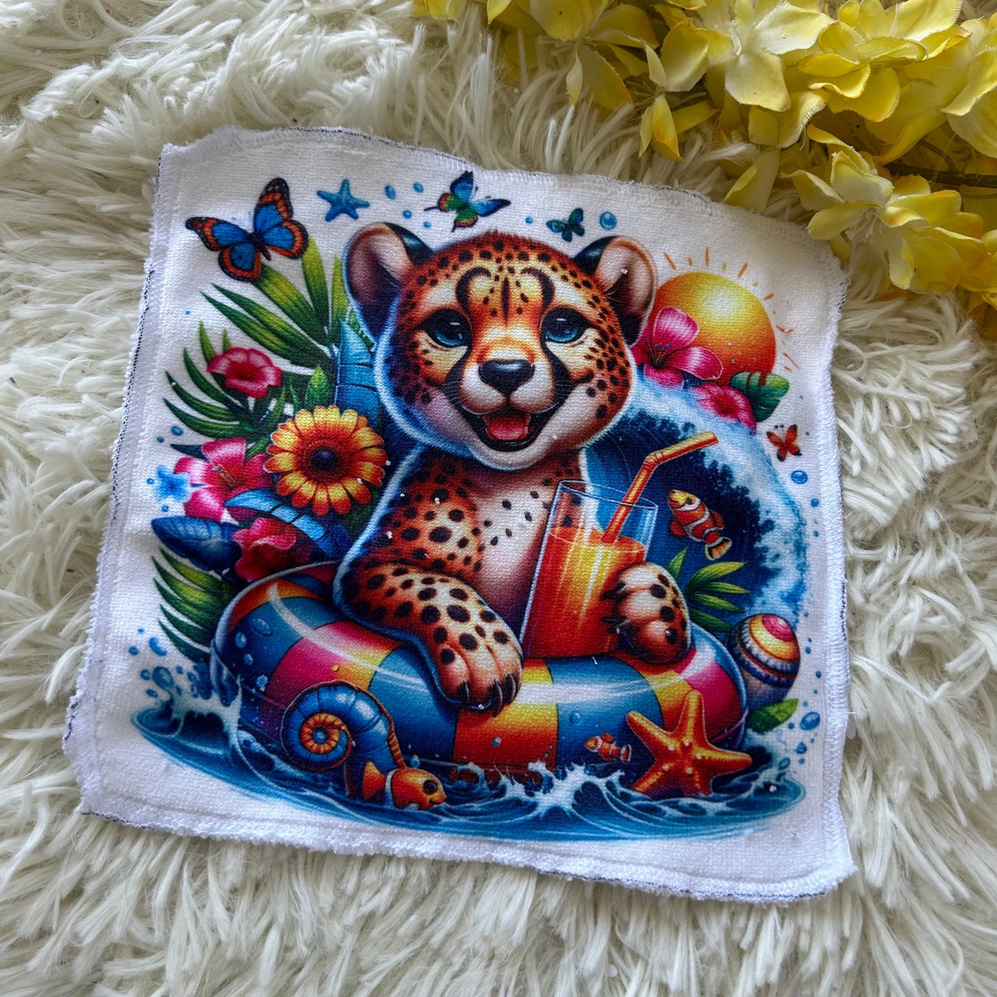 Débarbouillette animaux