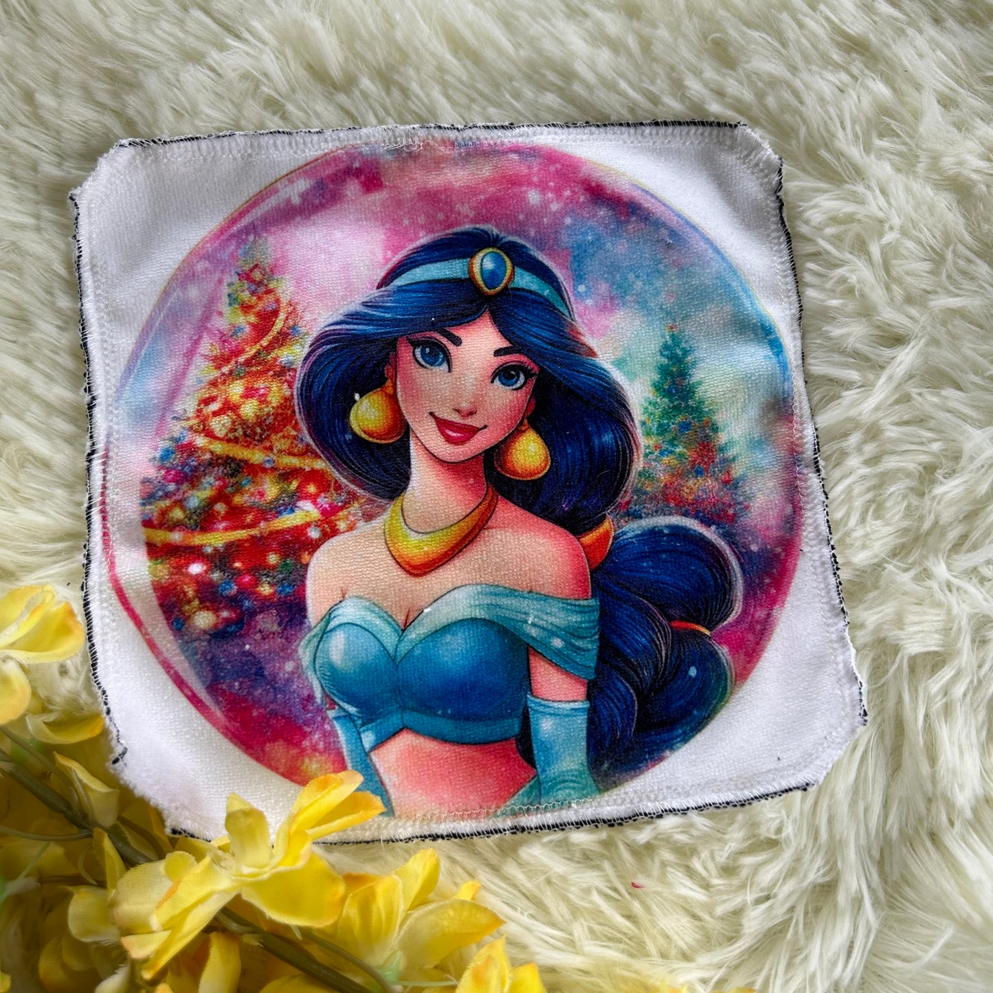 Debarbouillette princesse jasmine noel