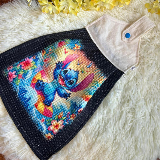 Serviette de four extraterrestre bleu