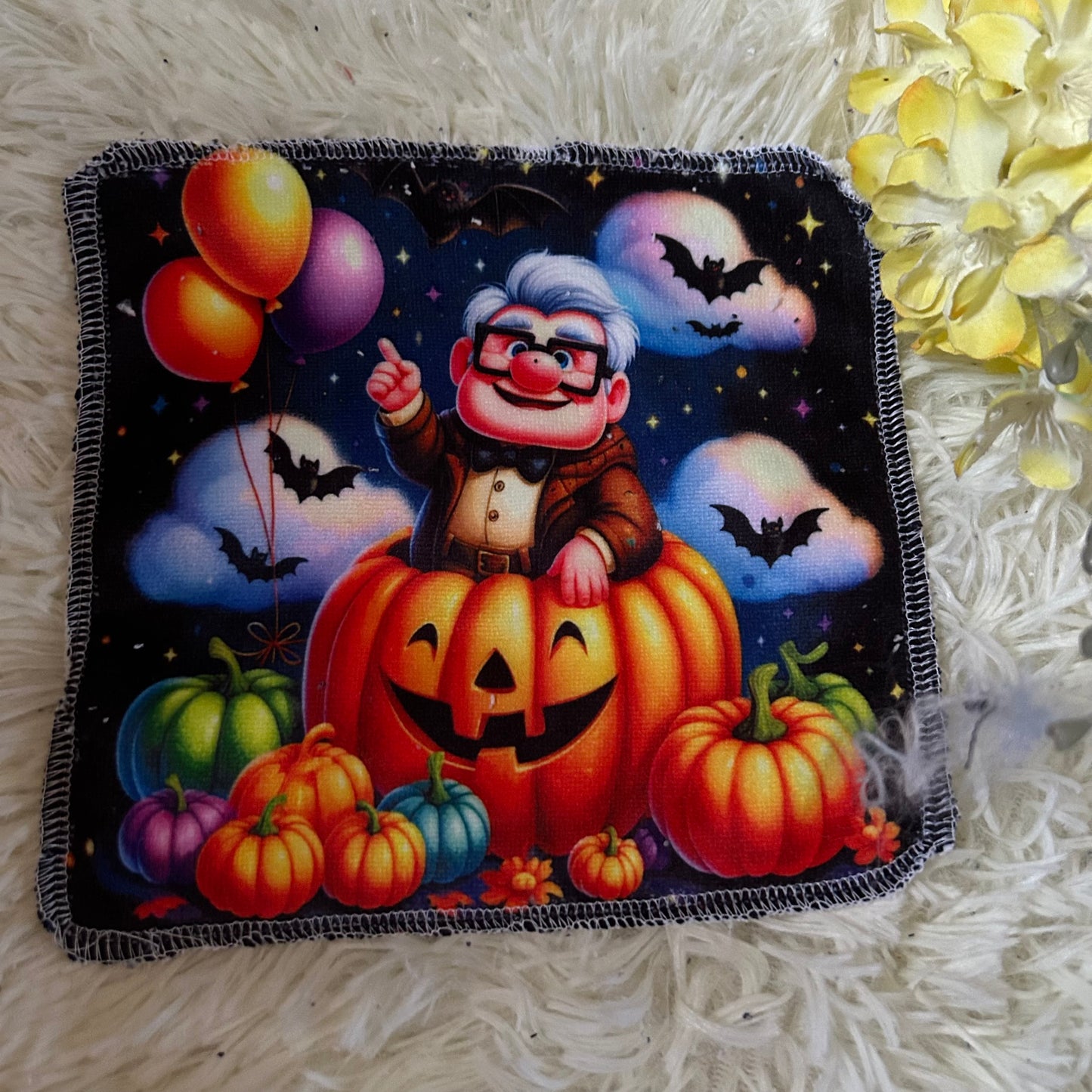 Débarbouillette personnage Halloween