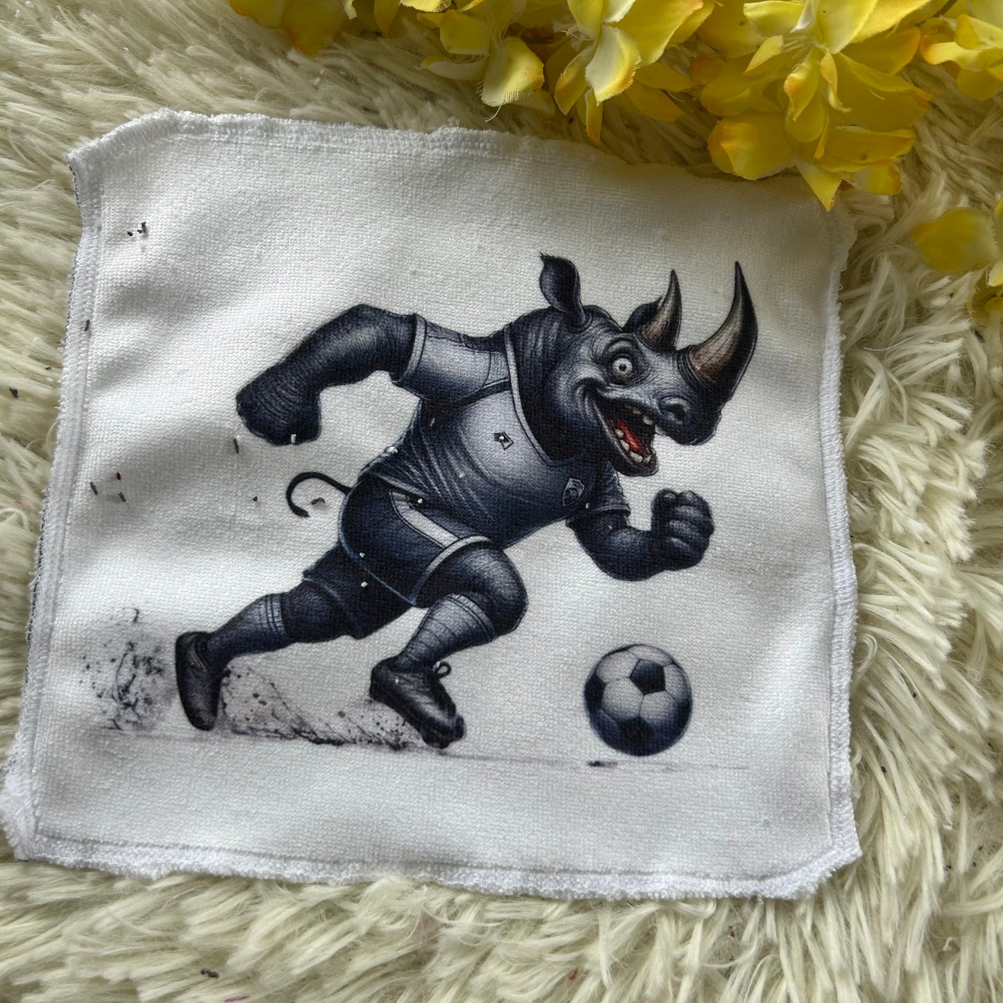 Débarbouillette soccer