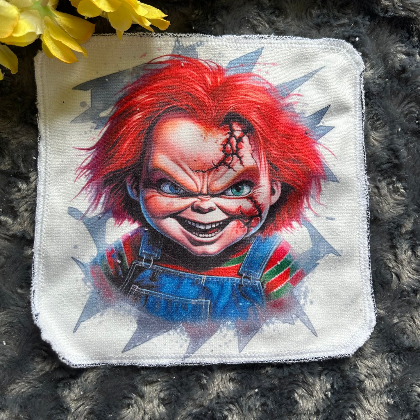 Débarbouillette tueur chucky