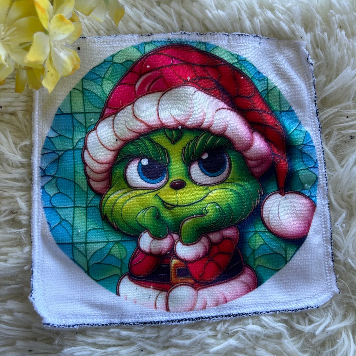 Débarbouillette personnage noel