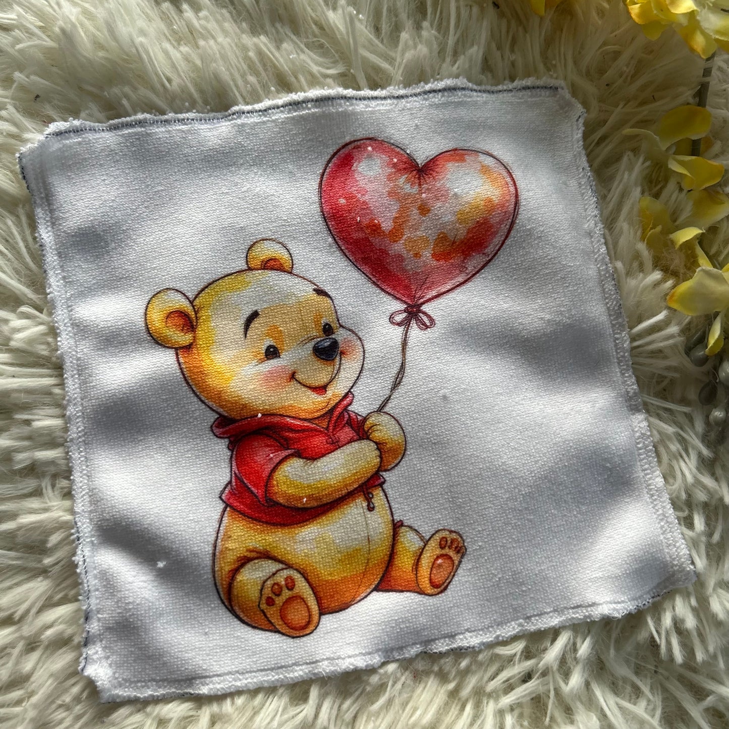 Débarbouillette personnage  ourson