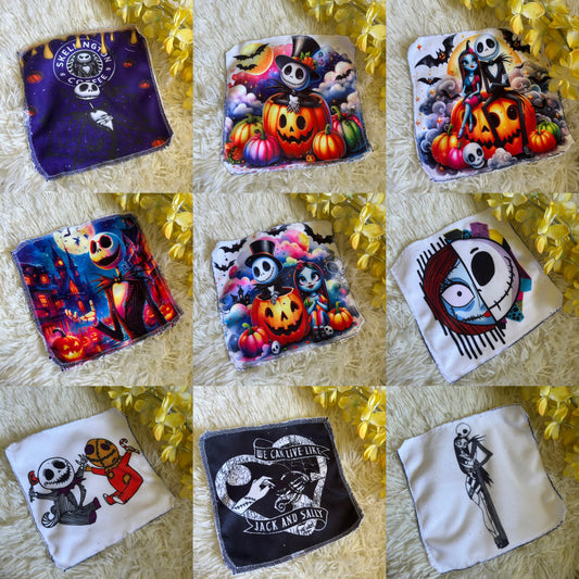 Débarbouillette personnage Halloween noel