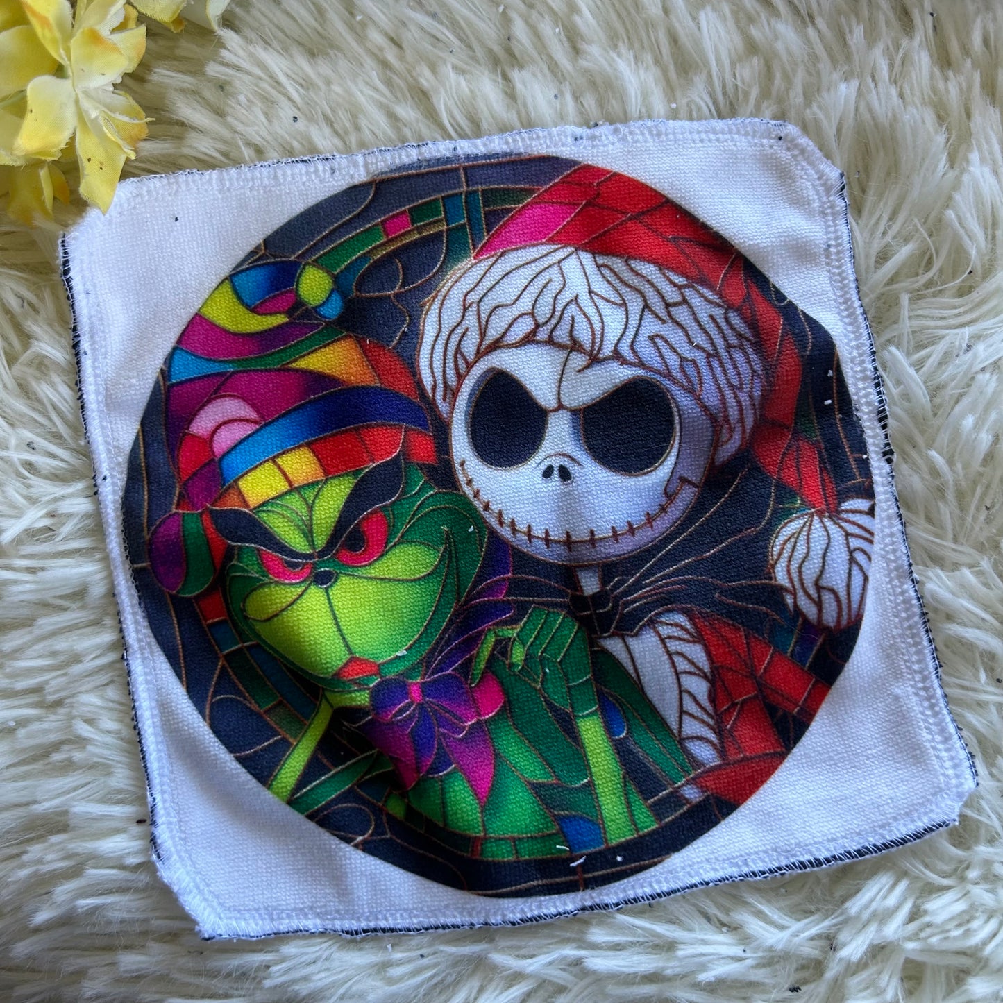 Débarbouillette personnage noel