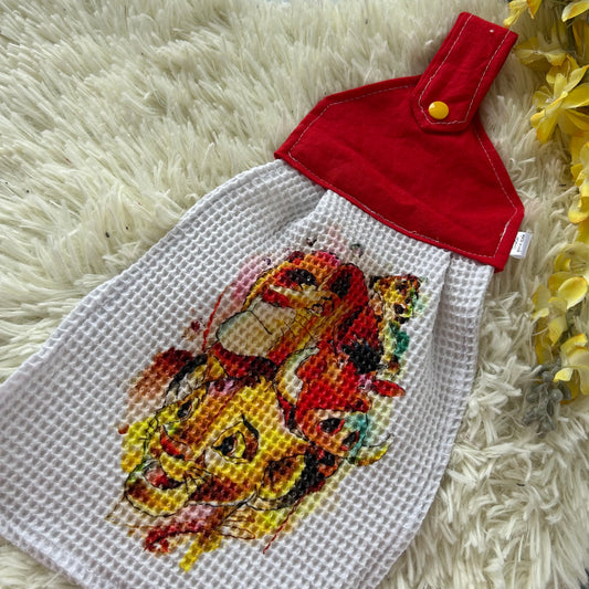 Serviette de four lion