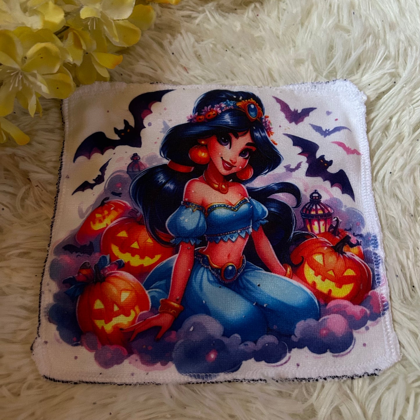 Débarbouillette personnage Halloween