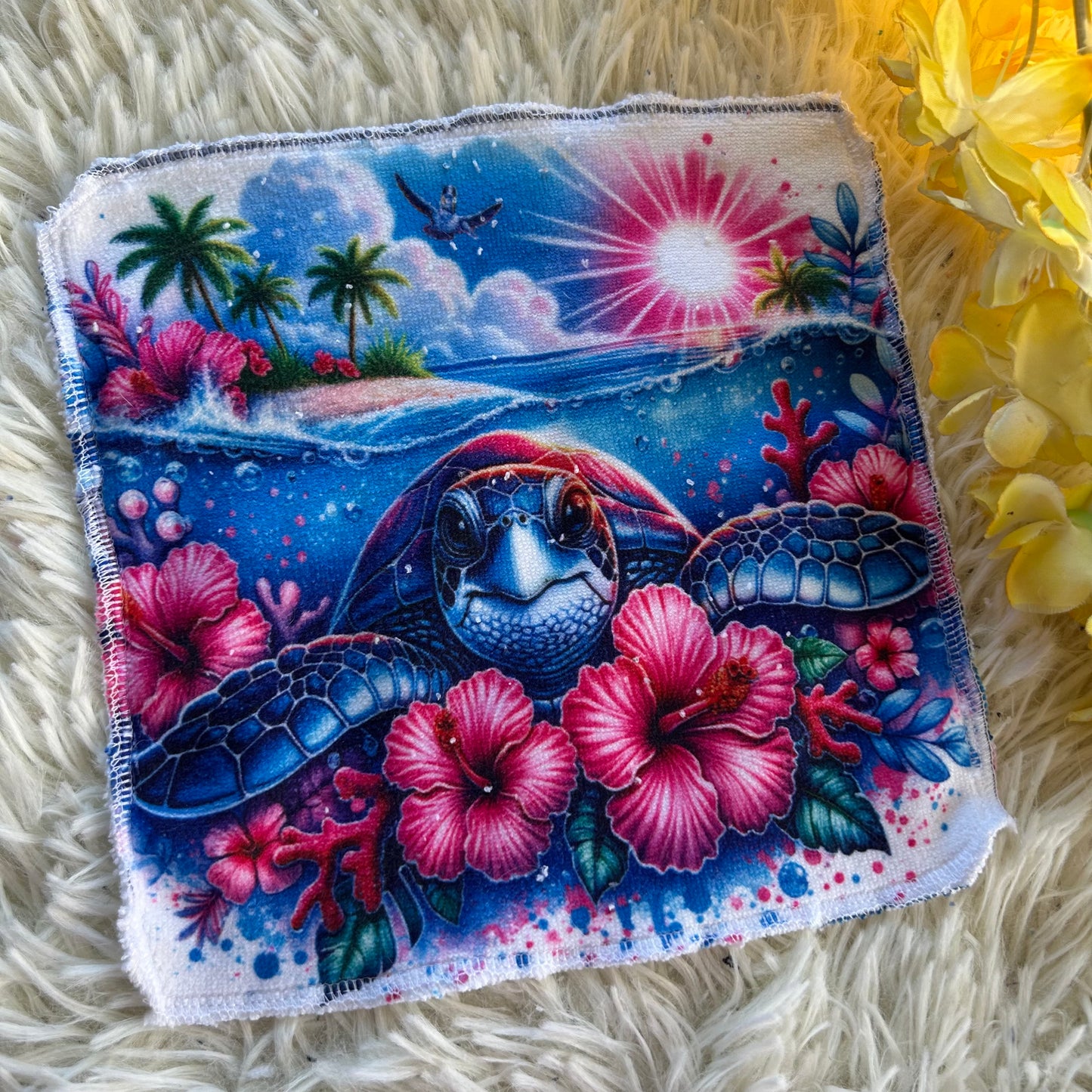 Débarbouillette été tortue