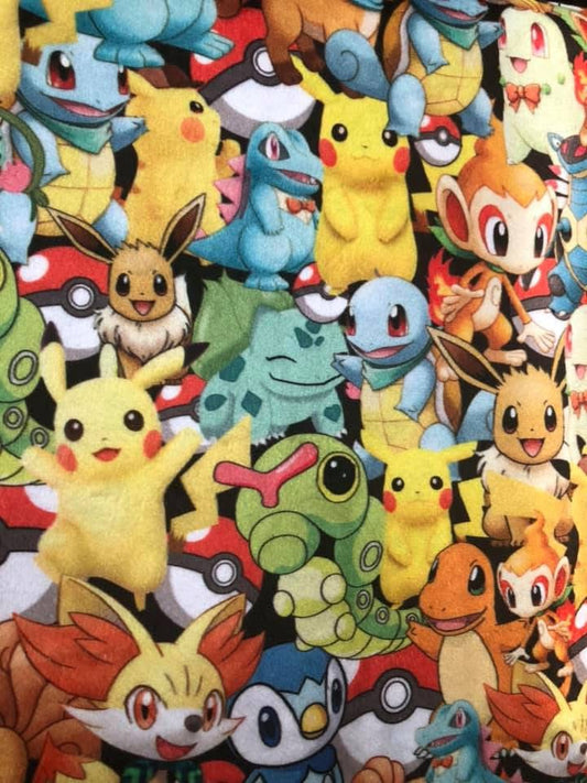 Serviette hygiénique lavable monstre  minky