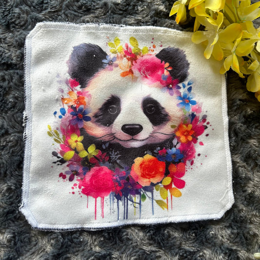 Débarbouillette panda