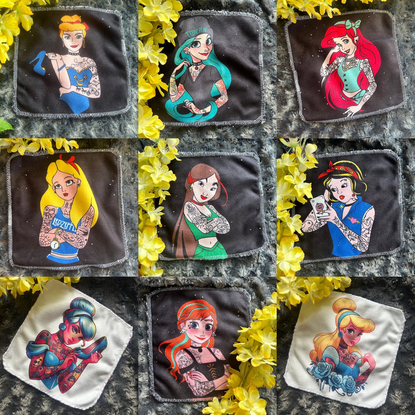 Débarbouillette princesse rebelle