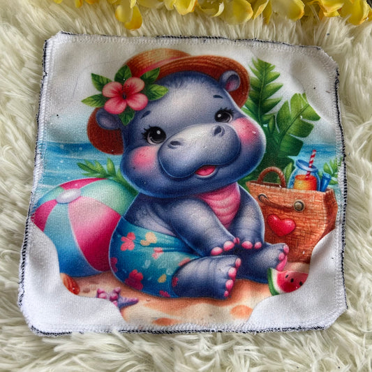 Débarbouillette hippo