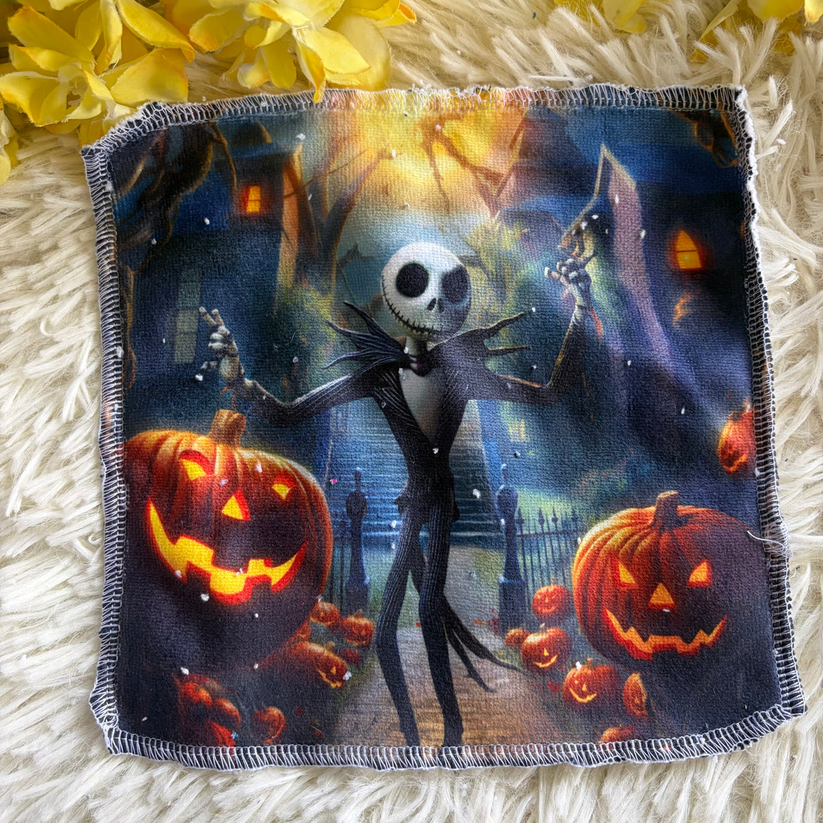 Débarbouillette personnage Halloween jack