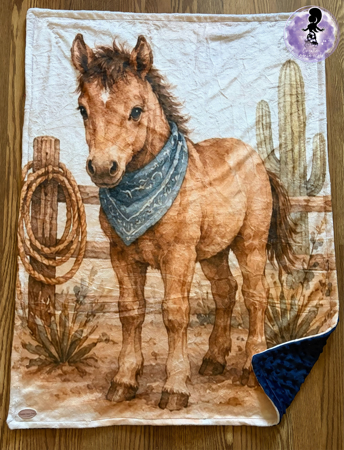 Doudou 30x40 petit cowboy