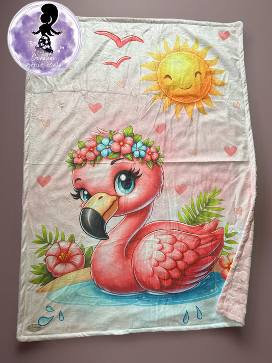 Doudou 30x40 flamant