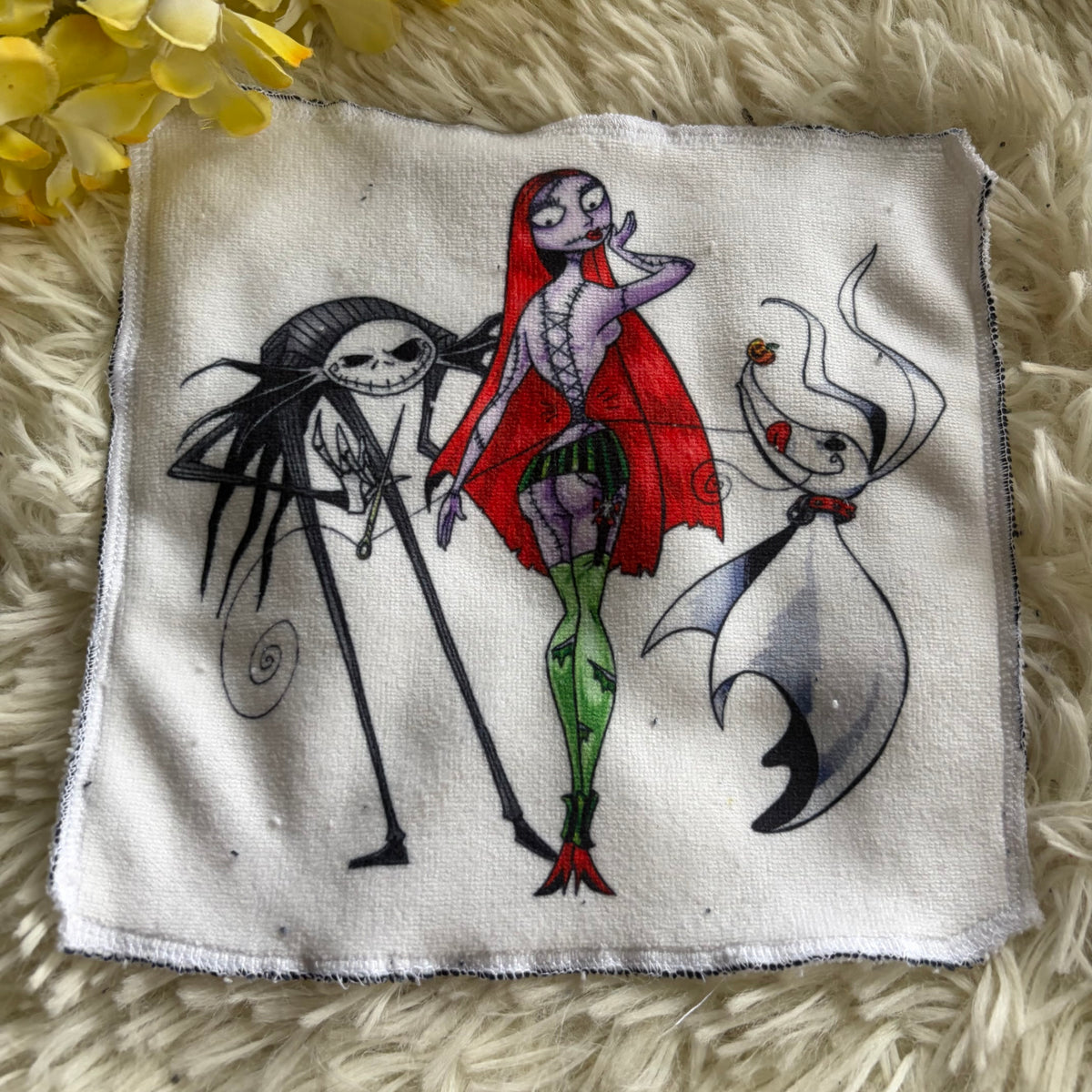 Débarbouillette personnage Halloween jack
