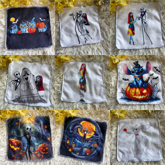 Débarbouillette personnage Halloween jack