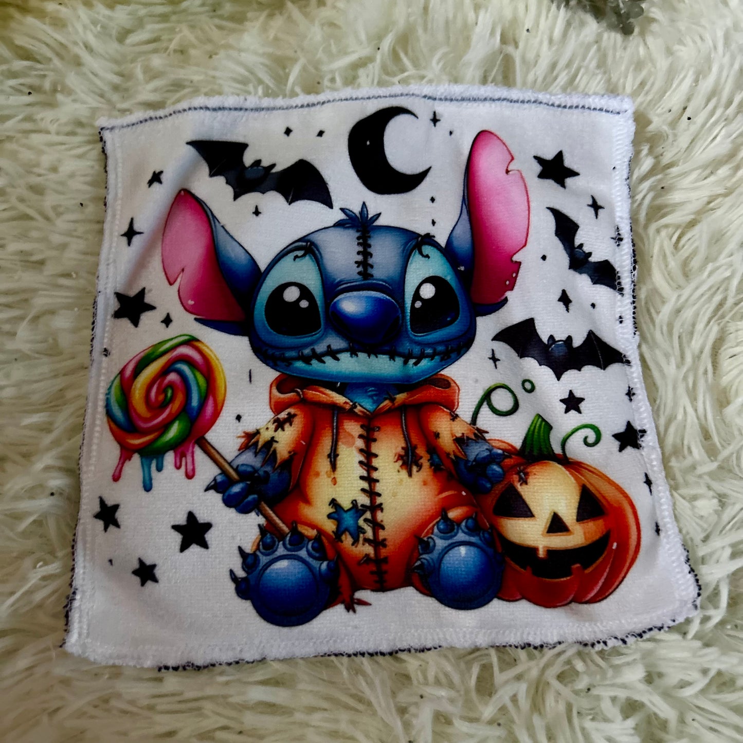 Débarbouillette personnage Halloween