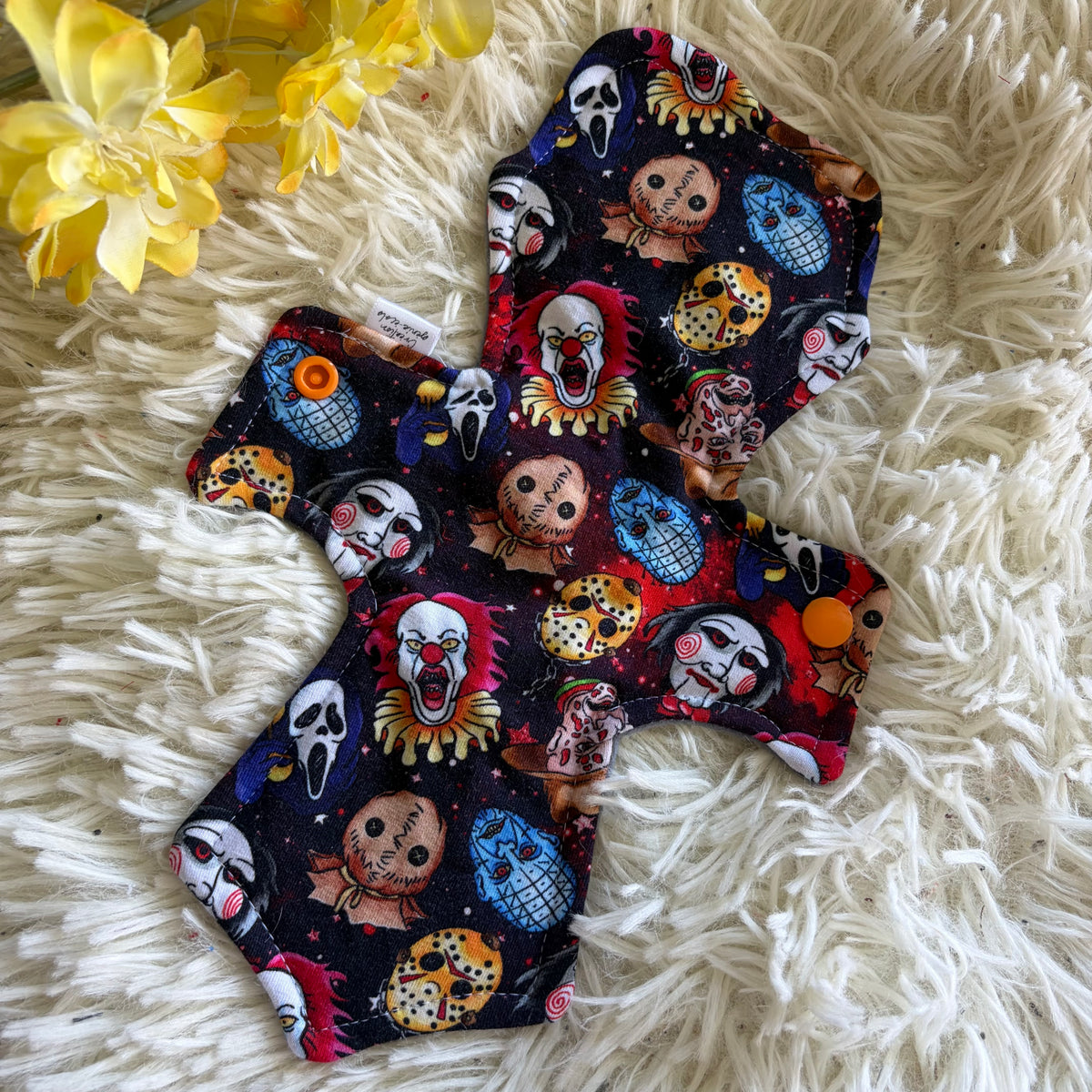 Serviette hygiénique 10“modéré Halloween tueur