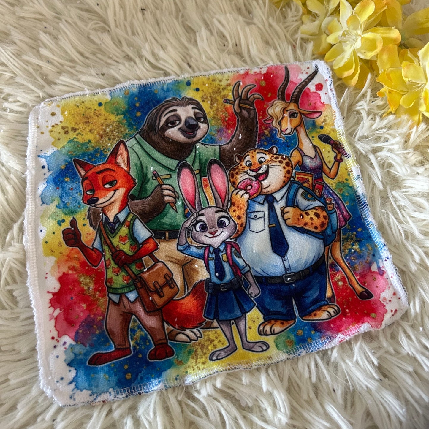 Débarbouillette zootopie
