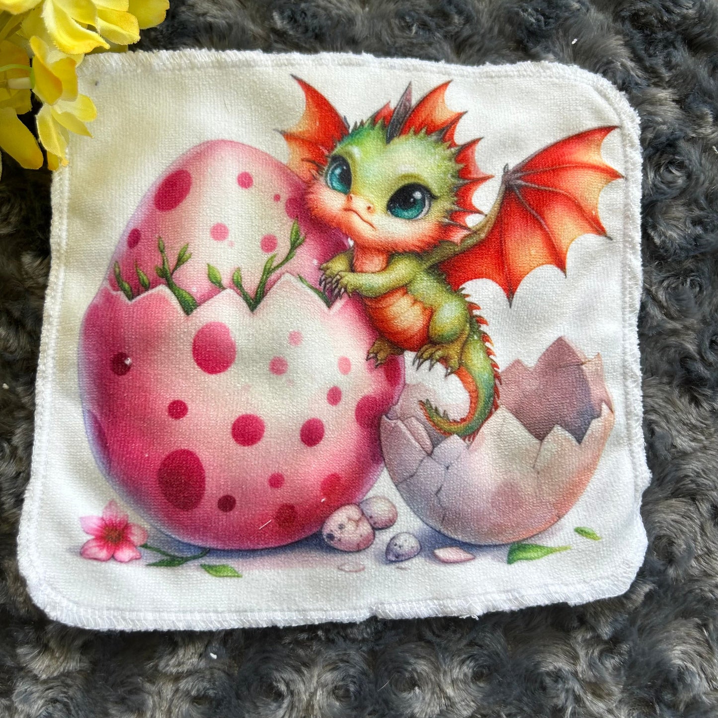 Débarbouillette dragon