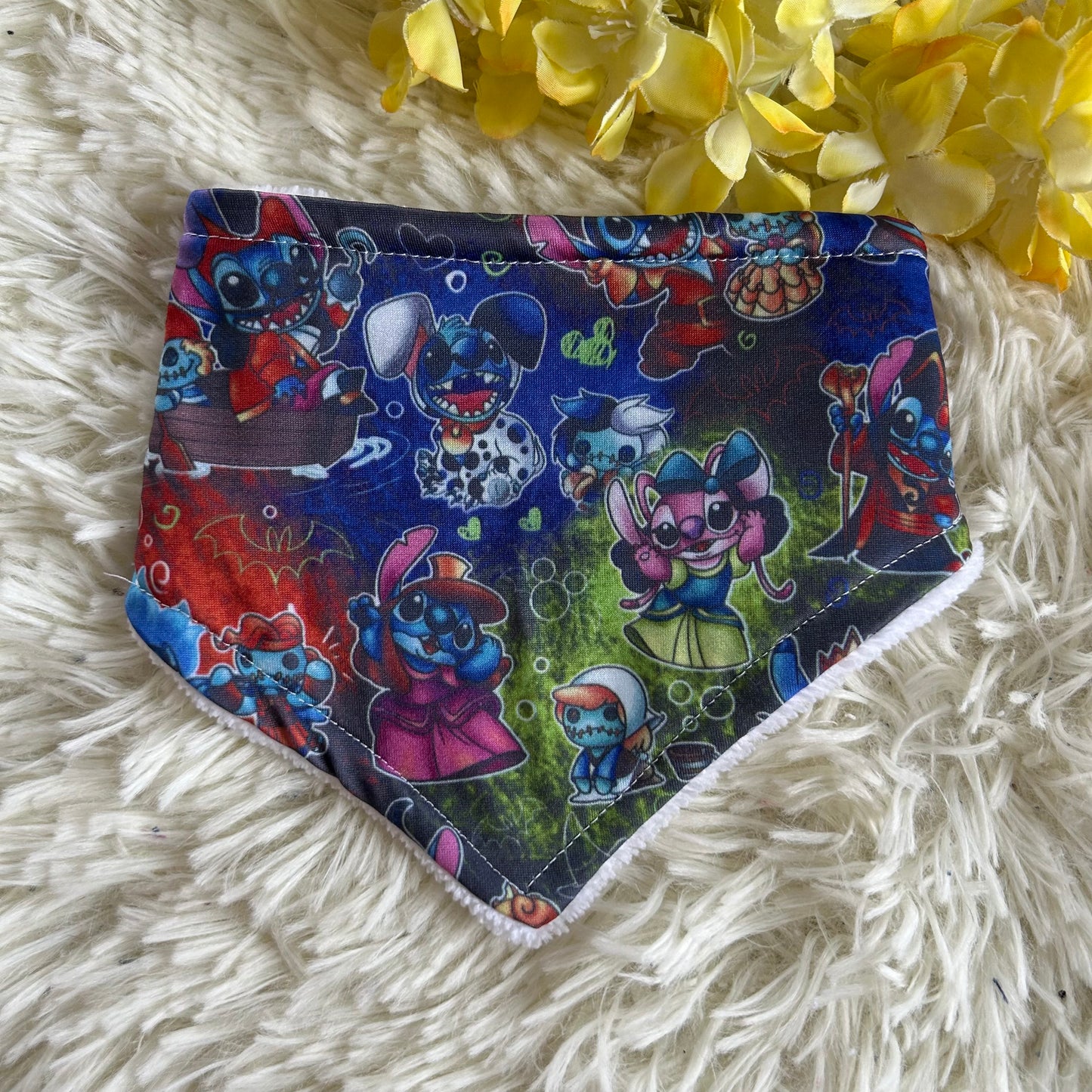 Bavoir évolutif extraterrestre bleu 6-36 mois