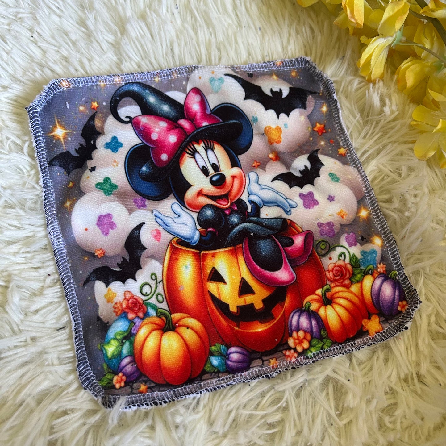 Débarbouillette personnage Halloween