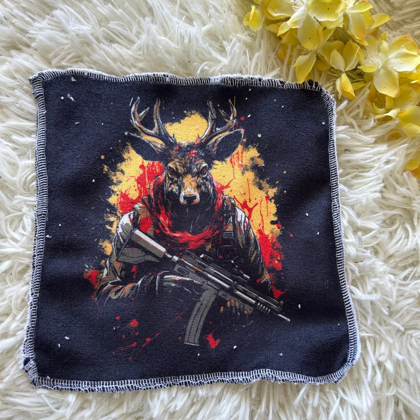 Débarbouillette animaux gnomes smores