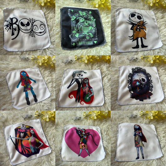 Débarbouillette personnage Halloween noel