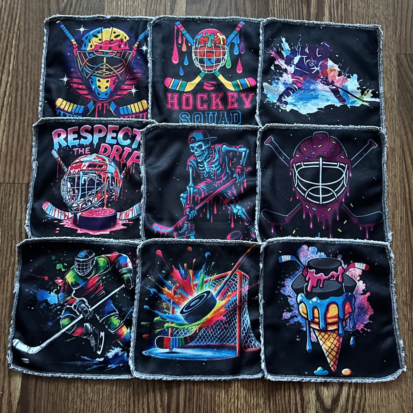 Débarbouillette hockey