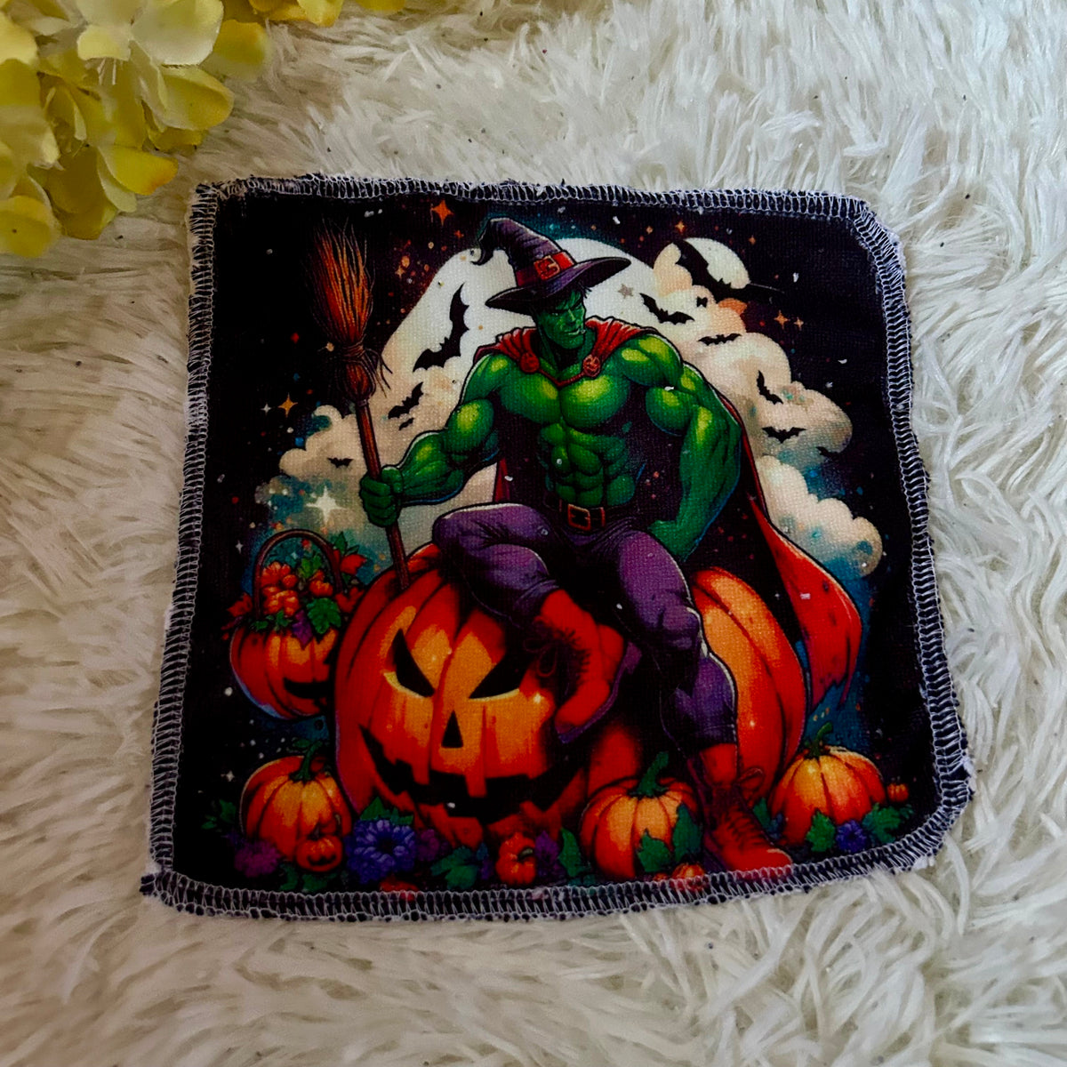 Débarbouillette personnage Halloween