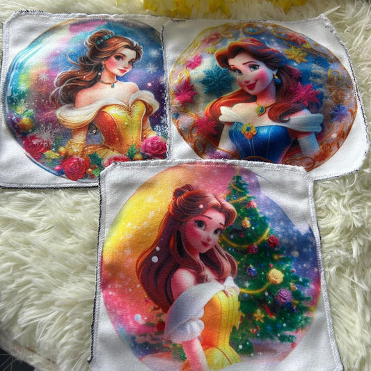 Débarbouillette princesse Noel