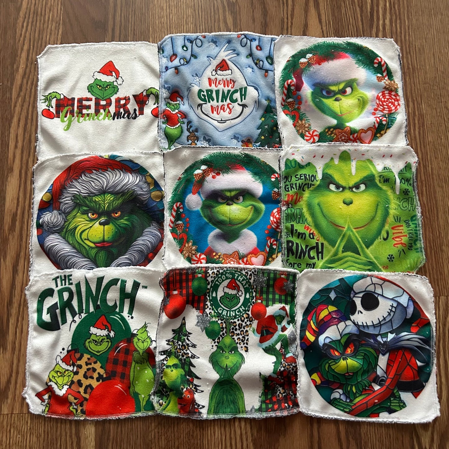 Débarbouillette  grincheux noel