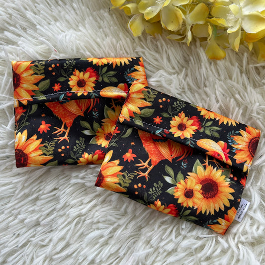 Pochette pour serviette hygiénique poule