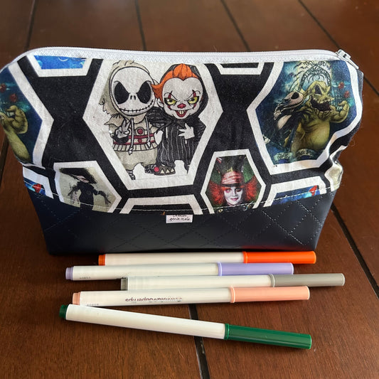Trousse de crayon / maquillage personnage Halloween