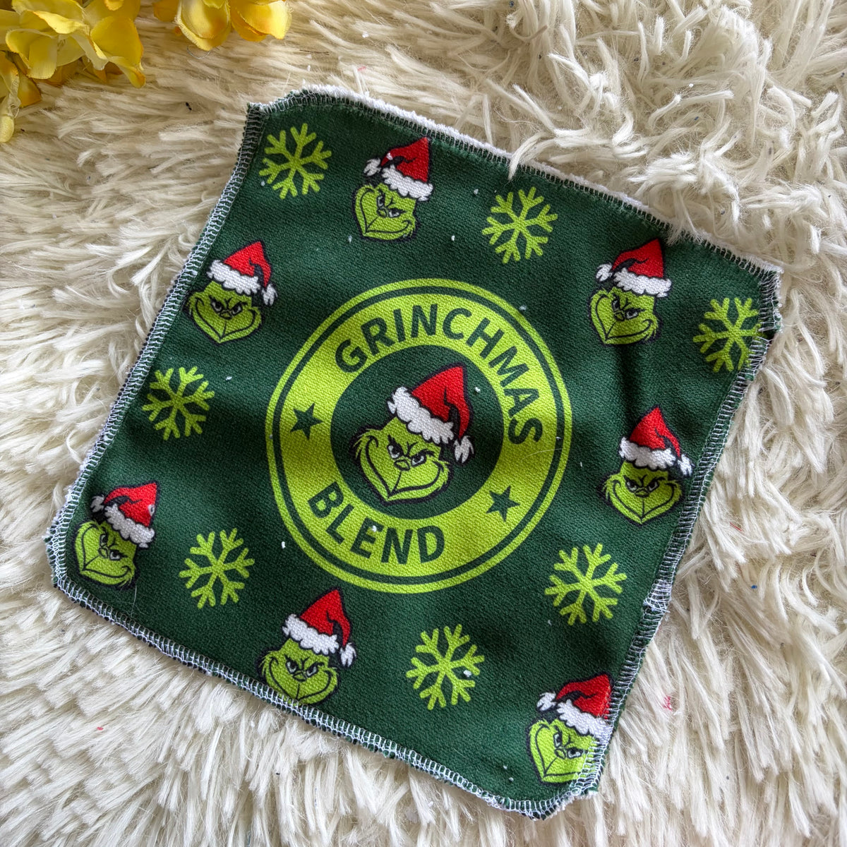 Débarbouillette  grincheux noel