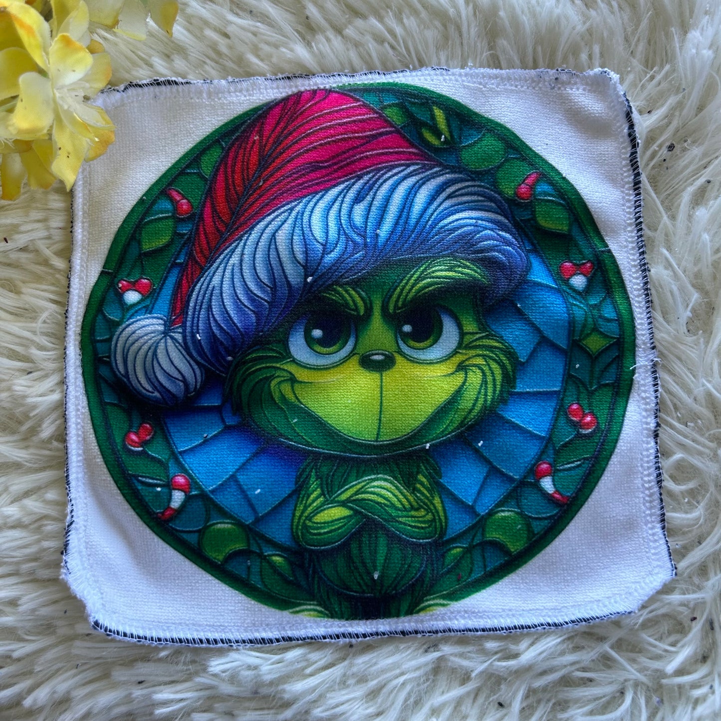 Débarbouillette personnage noel