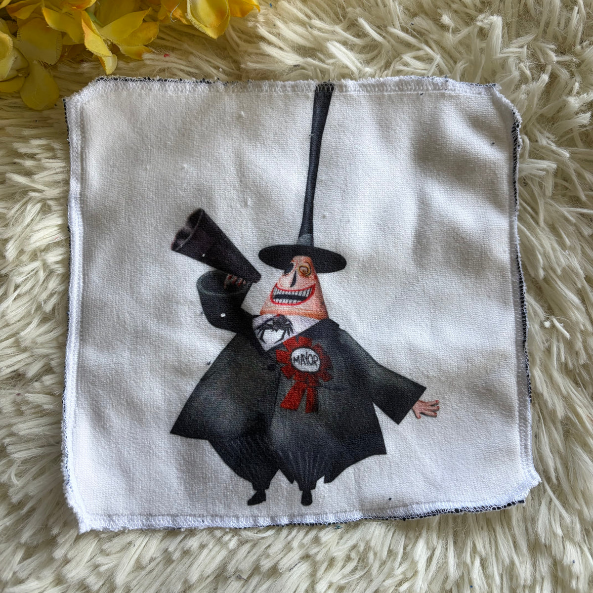 Débarbouillette personnage Halloween jack