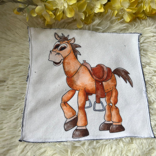 Débarbouillette cheval