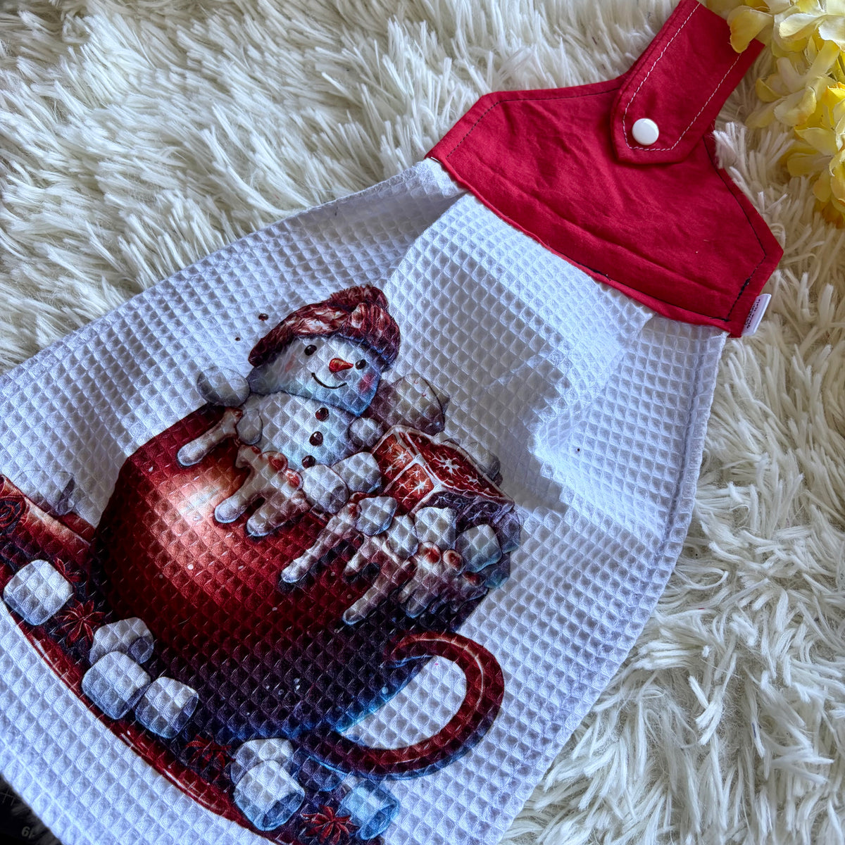 Serviette de four chocolat chaud