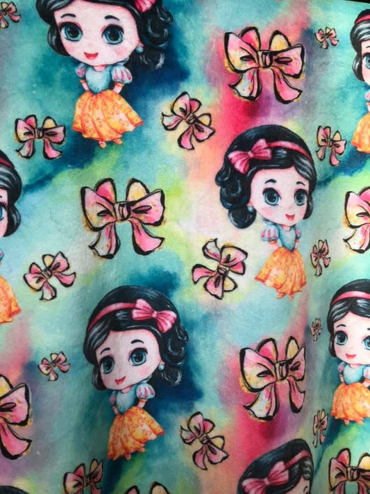 Serviette hygiénique lavable princesse minky