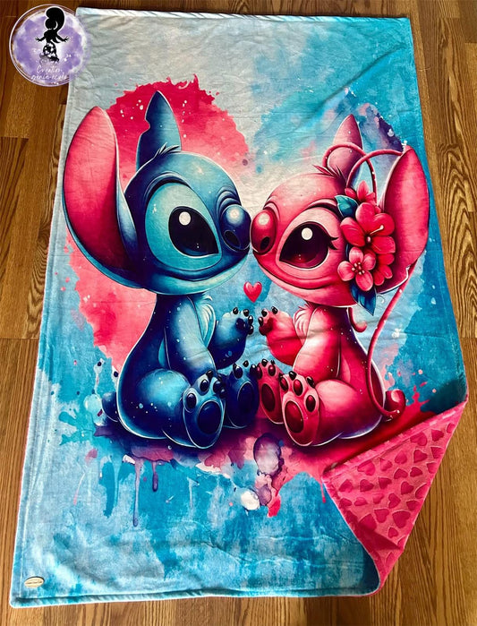 40x60 doudou extraterrestre bleu