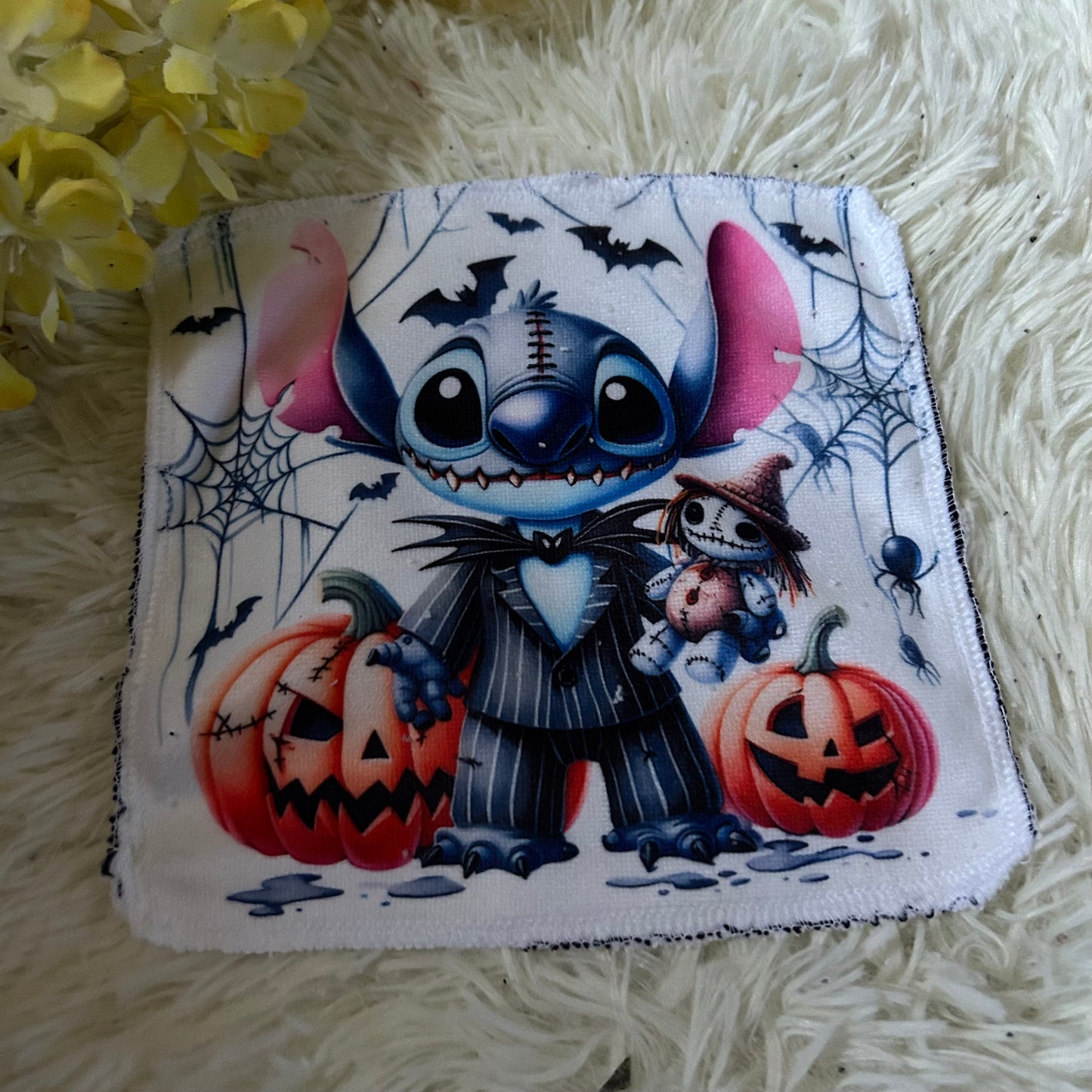 Débarbouillette personnage Halloween