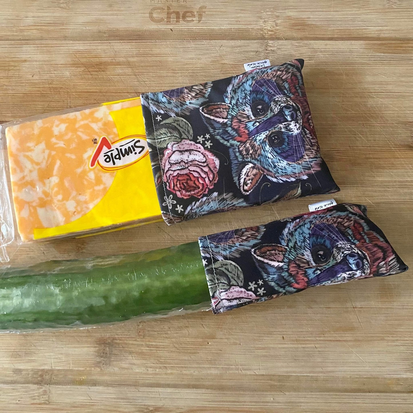 Bout de concombre/fromage raton